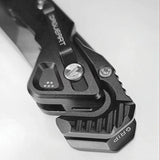 Dagueart Elite Linerlock ELT-001 - Glow In The Dark Postluminescent Accents On Premium 14C28N Sandvik Blade by Dagueart