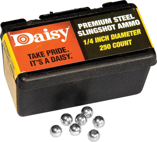 Daisy Steel Slingshot Ammo .25in 998114-546 by Daisy