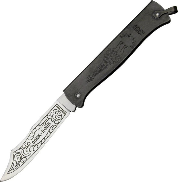 Douk-Douk Folder Black 815GM CARBON STEEL by Douk-Douk