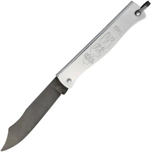 Douk-Douk Le Tiki Folder Folding Knife 2.5in Black Carbon Steel Blade For Collectors And EDC Enthusiasts by Douk-Douk