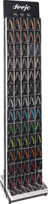 Deejo Wall Display For Retailers Premium Stainless Double Sided Magnetic Box Holder Holds 140 Boxes by Deejo