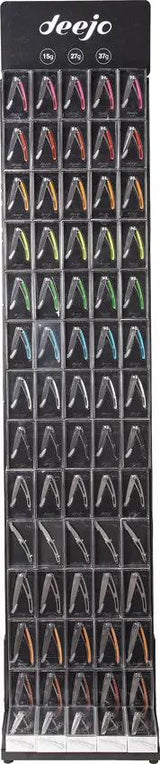 Deejo Wall Display For Retailers Premium Stainless Double Sided Magnetic Box Holder Holds 140 Boxes by Deejo