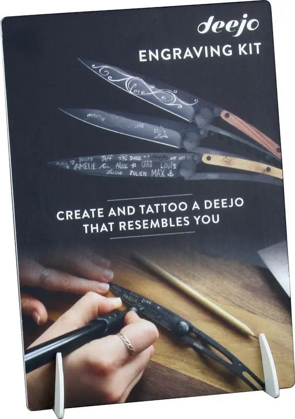 Deejo Engraving Kit Display Stand PVC 11.7 By 8.3 Inches Free With Any Deejo Engraving Kit Purchase Ideal For Crafters by Deejo