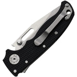 Demko AD 20.5 Shark Lock Knife S35VN Black G10 Clip Point For EDC Enthusiasts And Collectors by Demko
