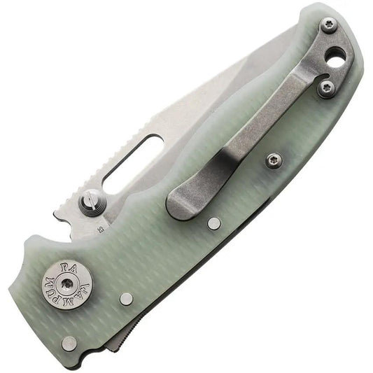 Demko AD 20.5 Shark-Lock S35VN Jade G10 Clip Point EDC Knife For Tactical Everyday Carry Enthusiasts by Demko