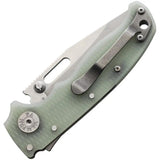 Demko AD 20.5 Shark-Lock S35VN Jade G10 Clip Point EDC Knife For Tactical Everyday Carry Enthusiasts by Demko