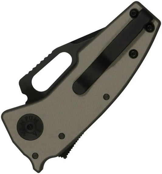 Demko Nano Shark Lock Knife Stealth Gray 20CV DLC Clip Point Premium EDC Enthusiasts by Demko