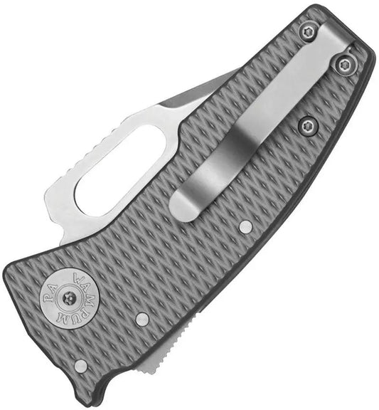 Premium Demko Nano Shark Lock Knife With Milled Titanium Handle And CPM 20CV Blade For EDC Enthusiasts by Demko