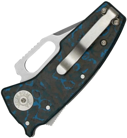 Demko Nano Shark Lock Fat CF Clip Knife 20CV Arctic Clip With Carbon Fiber Handle For EDC Enthusiasts by Demko