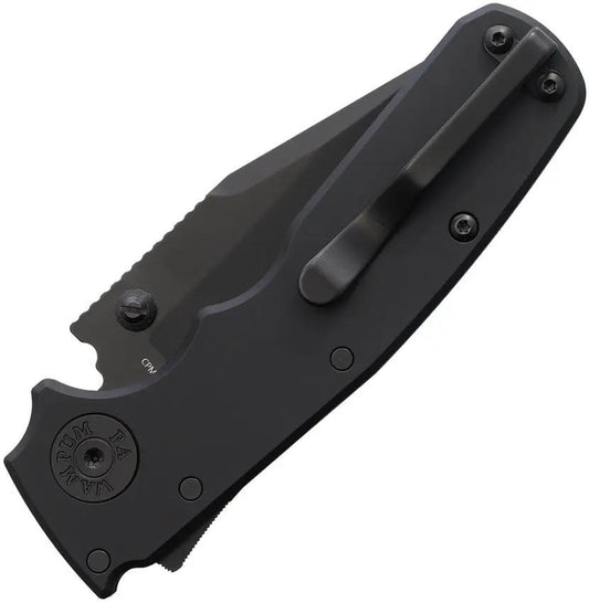 Demko Shark Cub Knife High Performance Black DLC CPM 20CV Clip Point EDC Ready For Everyday Carry by Demko