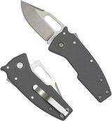 Demko Nano Shark Knife AUS10A Clip Point Gray G10 Handle For EDC Enthusiasts Everyday Carry by Demko