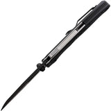 Demko AD 20.5 Shark Lock Premium DLC EDC Knife For Knife Enthusiasts With 3 Inch AUS 10A Blade And Grivory Handle by Demko