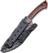 DOTS Gear Field Crafter Fixed Blade A1314-2A - 5.25 Inch K110 Steel Blade, Full Tang, Brown Burlap Micarta by DOTS Gear