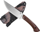 DOTS Gear Field Crafter Fixed Blade A1314-2A - 5.25 Inch K110 Steel Blade, Full Tang, Brown Burlap Micarta by DOTS Gear