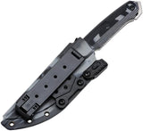 DOTS Gear Nova II Fixed Blade A1318-1A - Full Tang K110 Steel Blade Stonewashed Finish MOLLE Sheath by DOTS Gear