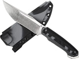DOTS Gear Nova II Fixed Blade A1318-1A - Full Tang K110 Steel Blade Stonewashed Finish MOLLE Sheath by DOTS Gear