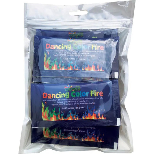 Doria Fire Magic Color Fire 12 Pack - Colorful Flame Enhancer For Campfires Bonfires And Fire Pits by Doria Fire