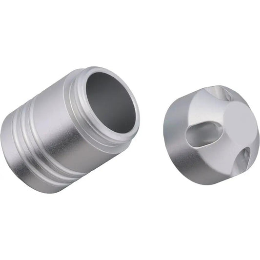 Dango Capsule Silver - Waterproof to 1000 Feet With Quad Loop Secure Cap for Tethering by Dango