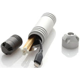 Dango Capsule XL Silver Aluminum Waterproof 1000 Feet Food Safe Quad Loop Cap - Tethering Options by Dango