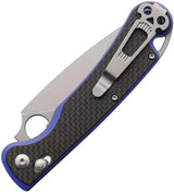 Daggerr Knives Arrow Crossbar Lock FM02-1CFBLUBB-X - VG-10 Dagger Blade Black Blue G10 Handle by Daggerr Knives