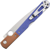 Daggerr Knives Corso Lockback Blue Micarta DG2303-MBLUST by Daggerr Knives