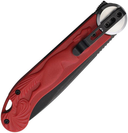 Daggerr Knives Peremen Mys Linerlock Red PM2401-RDBW by Daggerr Knives