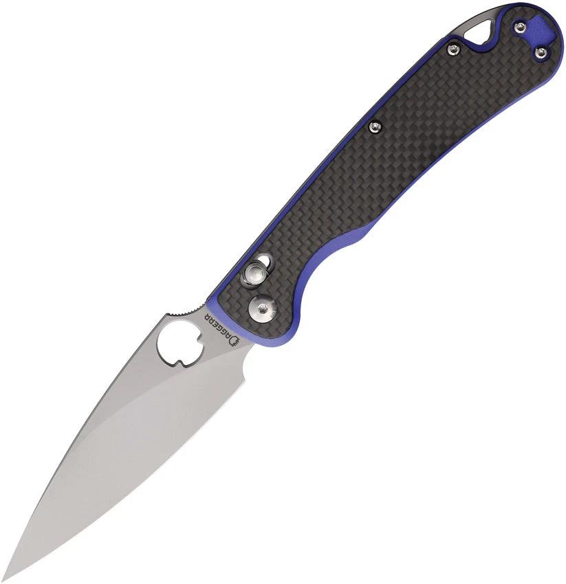 Daggerr Knives Zhalo Crossbar Lock CF FM02-2CFBLUBB-X by Daggerr Knives
