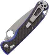 Daggerr Knives Zhalo Crossbar Lock CF FM02-2CFBLUBB-X by Daggerr Knives