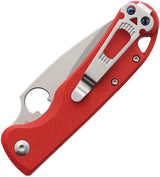 Daggerr Knives Zhalo Mini Linerlock Red - Compact EDC With 3-Inch D2 Blade And Red G10 Handle by Daggerr Knives