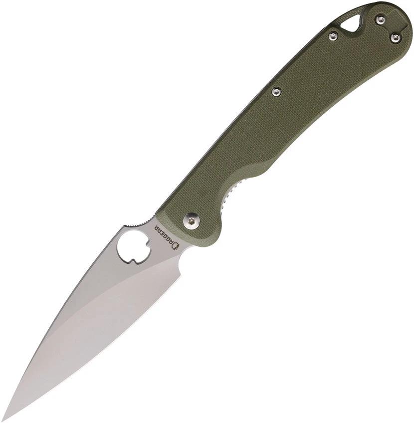 Daggerr Knives Zhalo Linerlock Olive FM02-2OLBB-VG10 by Daggerr Knives