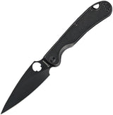 Daggerr Knives Zhalo Framelock Black FM02-2FRBWBW-NF by Daggerr Knives