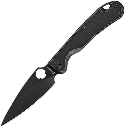 Daggerr Knives Zhalo Framelock Black FM02-2FRBWBW-NF by Daggerr Knives