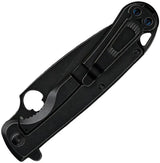 Daggerr Knives Zhalo Framelock - Black DLC Coated D2 Tool Steel Spear Point Blade by Daggerr Knives
