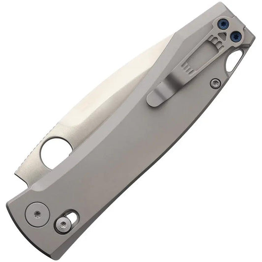 Daggerr Knives Nightmare X-Lock - MagnaCut Satin Blade With Gray Titanium Handle by Daggerr Knives