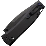 Daggerr Knives Nightmare X-Lock - MagnaCut Drop Point Blade With Black Titanium Handle by Daggerr Knives