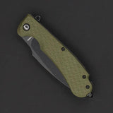 Daggerr Knives Fielder Linerlock Olive - Compact EDC with 3.5in 8Cr14MoV Blade, Textured FRN Handle by Daggerr Knives