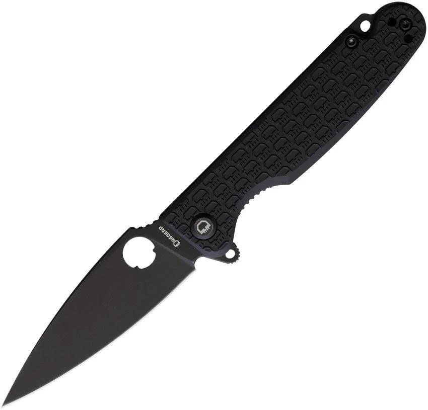 Daggerr Knives Florin Linerlock Black FLMNFRNBKBW by Daggerr Knives