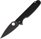 Daggerr Knives Florin Linerlock Black FLMNFRNBKBW by Daggerr Knives