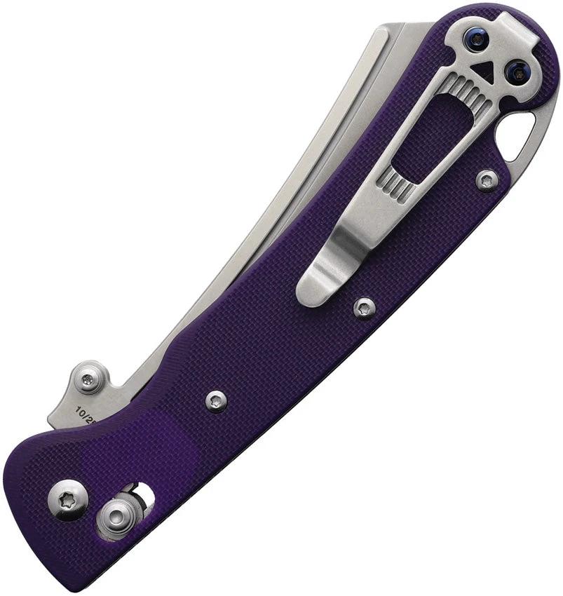 Daggerr Knives Behemoth Slim Crossbar Lock FM02-4-SLIM-X-PRPLST by Daggerr Knives
