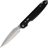 Daggerr Knives Nestor Button Lock Black FM03-2BKSWVG10 by Daggerr Knives