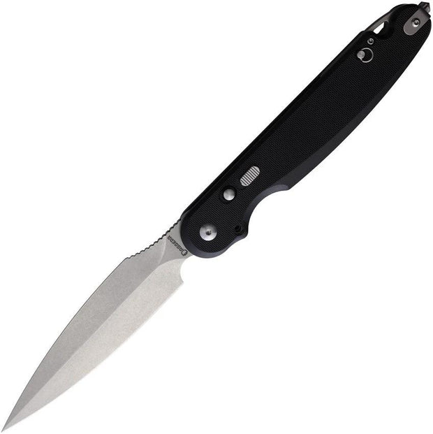Daggerr Knives Nestor Button Lock Black FM03-2BKSWVG10 by Daggerr Knives