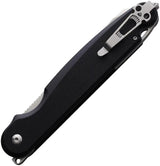 Daggerr Knives Anaconda Button Lock - VG-10 Stainless Sheepsfoot Blade With Black G10 Handle by Daggerr Knives