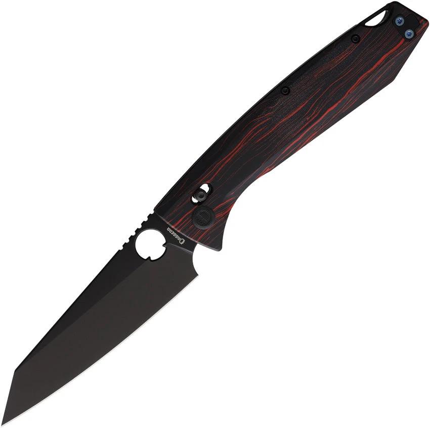 Daggerr Knives Alligator Crossbar Lock Black FM08-1-DH-BK by Daggerr Knives