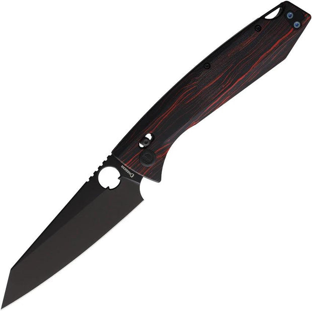 Daggerr Knives Alligator Crossbar Lock Black FM08-1-DH-BK by Daggerr Knives