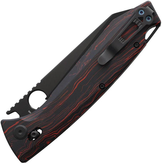 Daggerr Knives Alligator Crossbar Lock Black FM08-1-DH-BK by Daggerr Knives