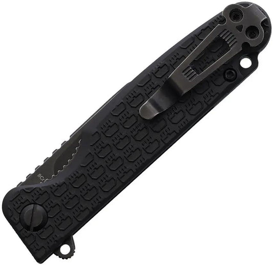 Daggerr Knives Leprechaun Linerlock Knife - Black Stonewash 8Cr14MoV Blade With FRN Handle by Daggerr Knives