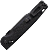 Daggerr Knives Pike Crossbar Lock Black - 8Cr14MoV Stonewash Blade With FRN Handle And Lanyard Hole by Daggerr Knives
