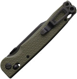 Daggerr Knives Pike Crossbar Lock OD Green FRN Handle - Clip Point 8Cr14MoV Stainless Pocket Knife by Daggerr Knives