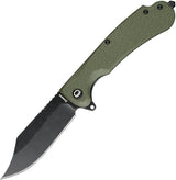 Daggerr Knives Powie Linerlock OD BSW PWFRNOLBW by Daggerr Knives