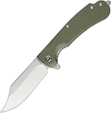Daggerr Knives Powie Linerlock OD Green PWFRNOLSW by Daggerr Knives